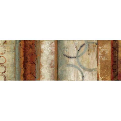 Juncture II Black Modern Wood Framed Art Print by Reeves, Tom