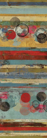 Palette II - Mini White Modern Wood Framed Art Print with Double Matting by Reeves, Tom