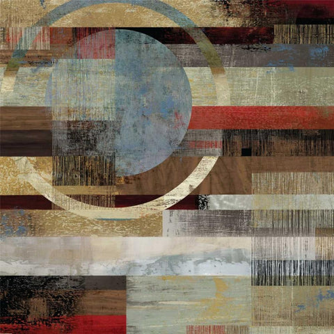 Industrial II  Black Modern Wood Framed Art Print with Double Matting by Reeves, Tom