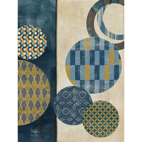 Harmony I Black Modern Wood Framed Art Print by Reeves, Tom