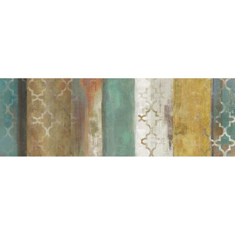 Progression II White Modern Wood Framed Art Print by Reeves, Tom