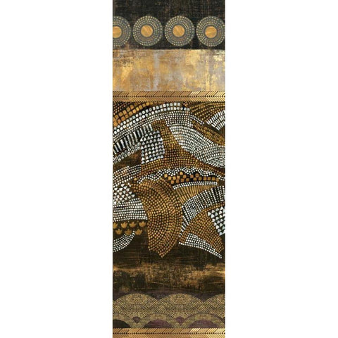 Art Nouveau II Gold Ornate Wood Framed Art Print with Double Matting by Reeves, Tom