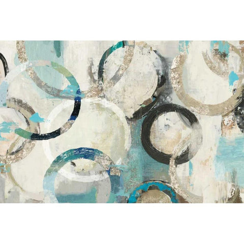 Rio III Black Modern Wood Framed Art Print with Double Matting by Reeves, Tom