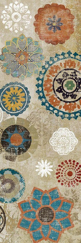 Oriental Pattern IV White Modern Wood Framed Art Print with Double Matting by Reeves, Tom