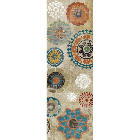 Oriental Pattern IV Black Modern Wood Framed Art Print by Reeves, Tom