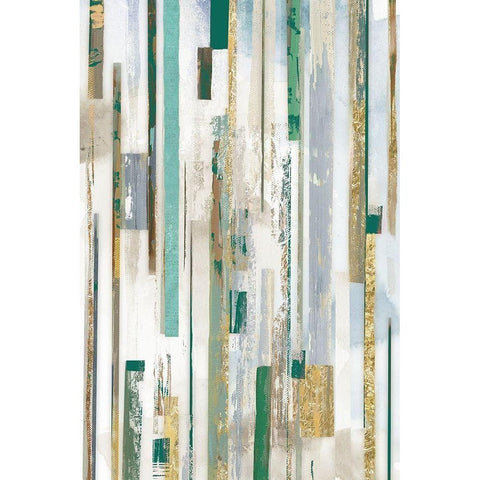 Altered Scale Black Modern Wood Framed Art Print by Reeves, Tom