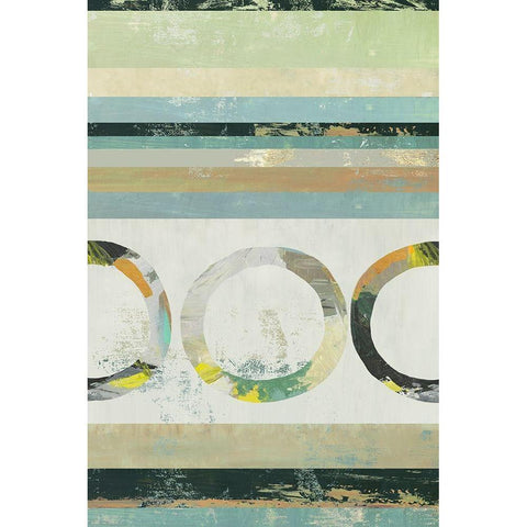 Solitude I Black Modern Wood Framed Art Print with Double Matting by Reeves, Tom