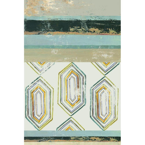 Solitude III Black Modern Wood Framed Art Print by Reeves, Tom