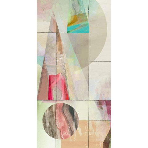 Millennium I Black Modern Wood Framed Art Print by Reeves, Tom