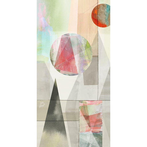 Millennium II Black Modern Wood Framed Art Print with Double Matting by Reeves, Tom