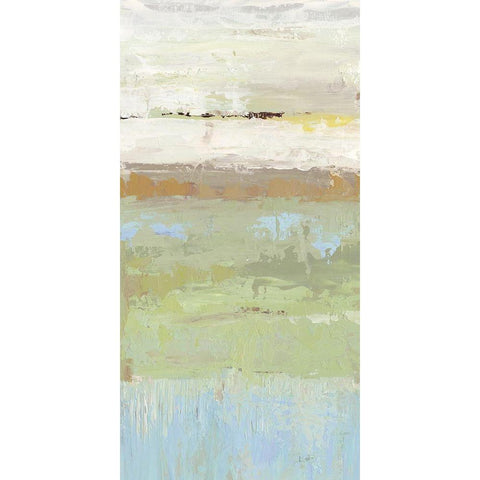 Enclosure I  Black Modern Wood Framed Art Print with Double Matting by Reeves, Tom