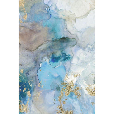 Emerald Pool II  Black Modern Wood Framed Art Print by Reeves, Tom