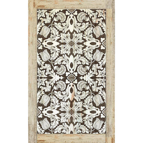 Floral Print II Gold Ornate Wood Framed Art Print with Double Matting by Reeves, Tom