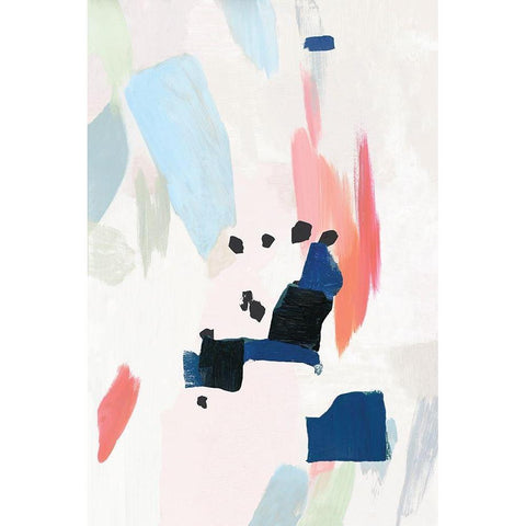 Pure Adolescence Black Modern Wood Framed Art Print by Reeves, Tom
