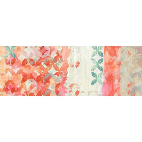Valentine II Black Modern Wood Framed Art Print with Double Matting by Reeves, Tom