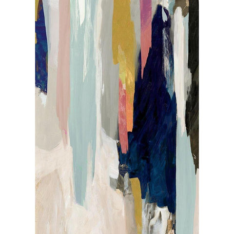 Somber Black Modern Wood Framed Art Print by Reeves, Tom