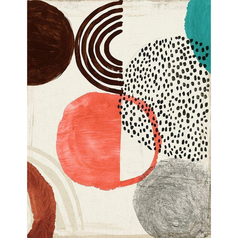 Chipper I Black Modern Wood Framed Art Print with Double Matting by Reeves, Tom