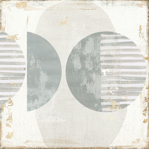 Heather I White Modern Wood Framed Art Print by Reeves, Tom