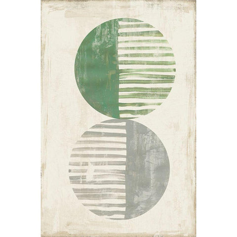 Heather II Black Modern Wood Framed Art Print by Reeves, Tom