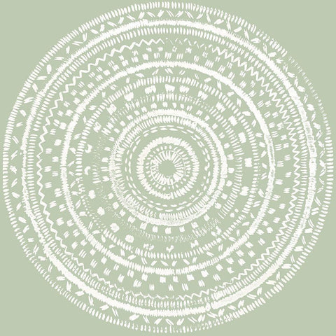 Circles of Life II Black Modern Wood Framed Art Print by Reeves, Tom
