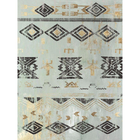 In the Rhythm II White Modern Wood Framed Art Print by Reeves, Tom