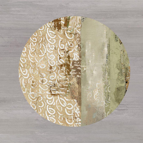 Protection Medallion I Black Modern Wood Framed Art Print by Reeves, Tom
