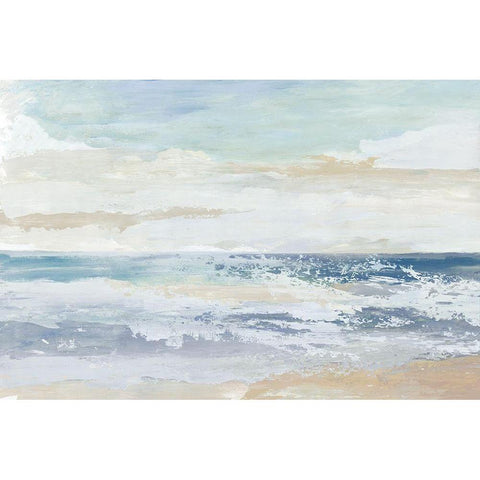 Ocean Salt Black Modern Wood Framed Art Print by Reeves, Tom