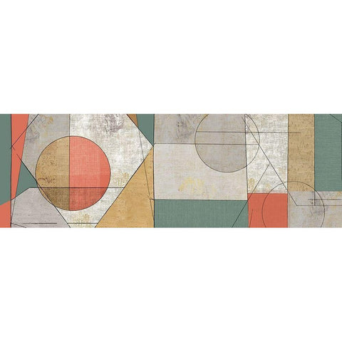 Geometry of Life Gold Ornate Wood Framed Art Print with Double Matting by Reeves, Tom