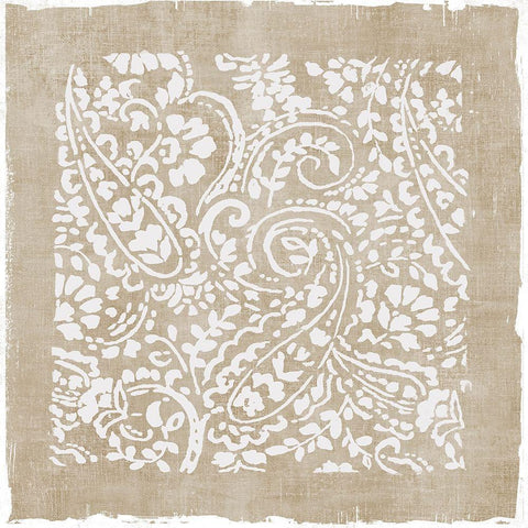 Venetian Lace I Black Modern Wood Framed Art Print with Double Matting by Reeves, Tom