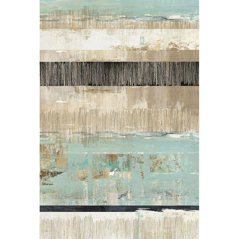 Celadon Dreams II Gold Ornate Wood Framed Art Print with Double Matting by Reeves, Tom