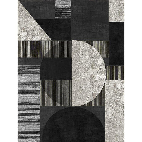 Perfect Lines I Black Modern Wood Framed Art Print with Double Matting by Reeves, Tom