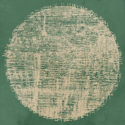 Green Weave I  White Modern Wood Framed Art Print by Reeves, Tom