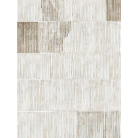Bamboo Passing II White Modern Wood Framed Art Print by Reeves, Tom