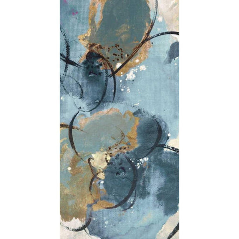 Softly Blushing II Gold Ornate Wood Framed Art Print with Double Matting by Palmer, Ruther
