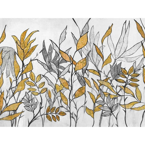 Seedlings I Gold Ornate Wood Framed Art Print with Double Matting by Palmer, Ruther