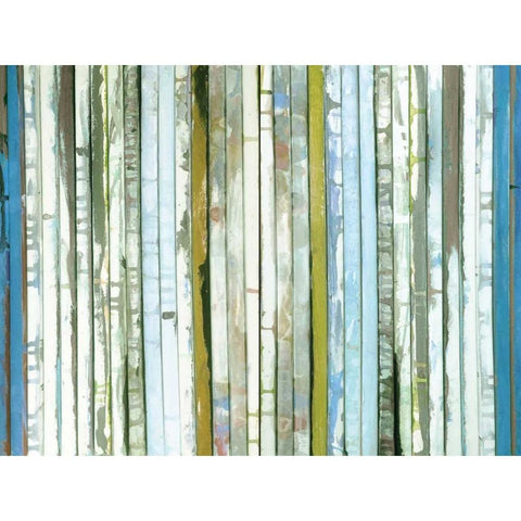 Day at the Beach Black Modern Wood Framed Art Print by Palmer, Ruth