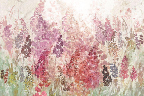 Haze White Modern Wood Framed Art Print with Double Matting by Palmer, Ruth
