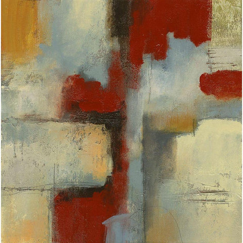 Mirage I Black Modern Wood Framed Art Print with Double Matting by Austin, L.