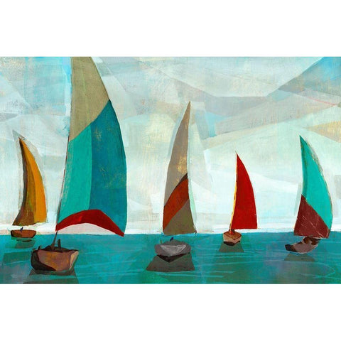Gallivant Black Modern Wood Framed Art Print by Selkirk, Edward