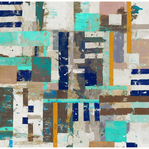 Acres I Black Modern Wood Framed Art Print by Selkirk, Edward