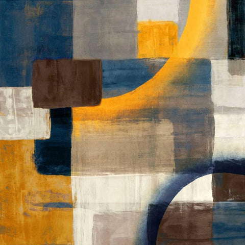Beginning II Black Modern Wood Framed Art Print with Double Matting by Selkirk, Edward