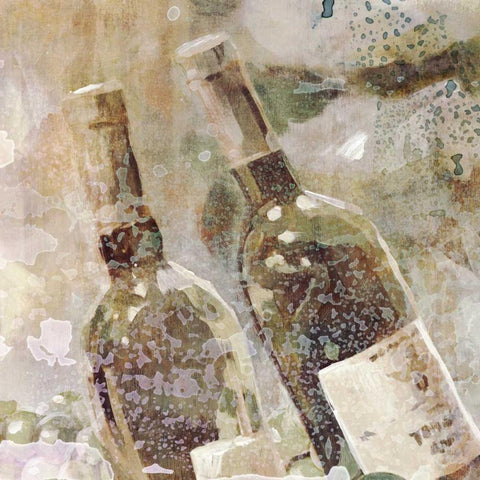 Wedding Wine II White Modern Wood Framed Art Print by Selkirk, Edward