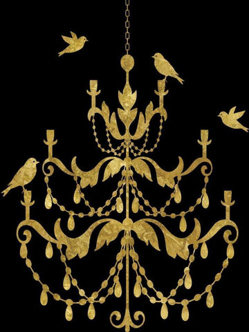 Deckled Gold I White Modern Wood Framed Art Print with Double Matting by Selkirk, Edward