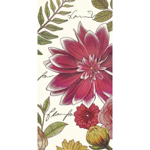 Tropical Bright I Gold Ornate Wood Framed Art Print with Double Matting by Selkirk, Edward