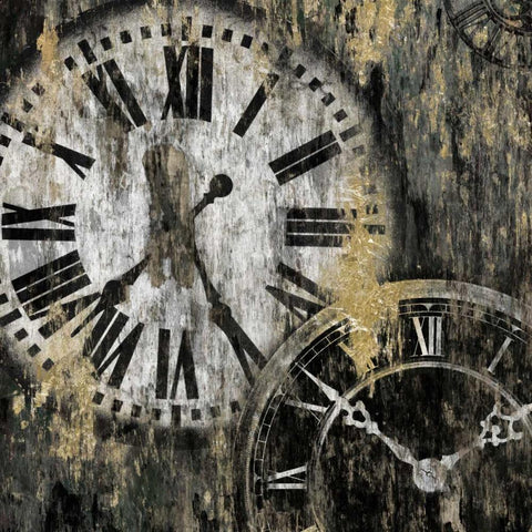 Clockwork I White Modern Wood Framed Art Print with Double Matting by Selkirk, Edward