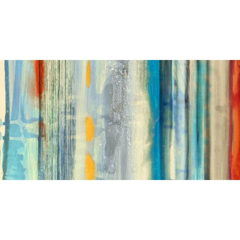 Streaks Black Modern Wood Framed Art Print by Selkirk, Edward