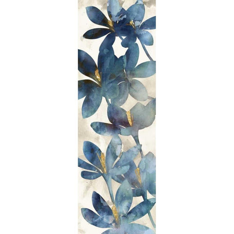 Indigo Veranda I Black Modern Wood Framed Art Print by Selkirk, Edward