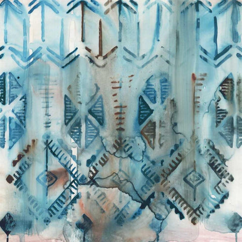 Mezzoteal III Black Modern Wood Framed Art Print by Selkirk, Edward