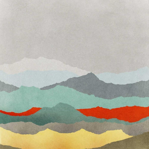 Vast Plains II Black Modern Wood Framed Art Print by Selkirk, Edward