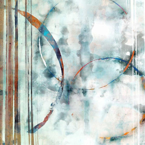 Seafoam II Black Modern Wood Framed Art Print with Double Matting by Selkirk, Edward